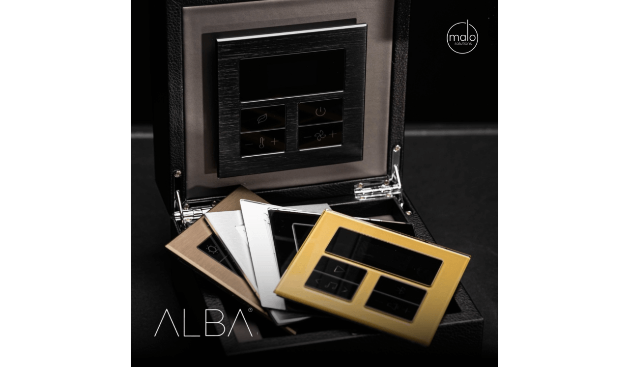 Keypad Black Nova - Dòng ALBA | malo solutions
